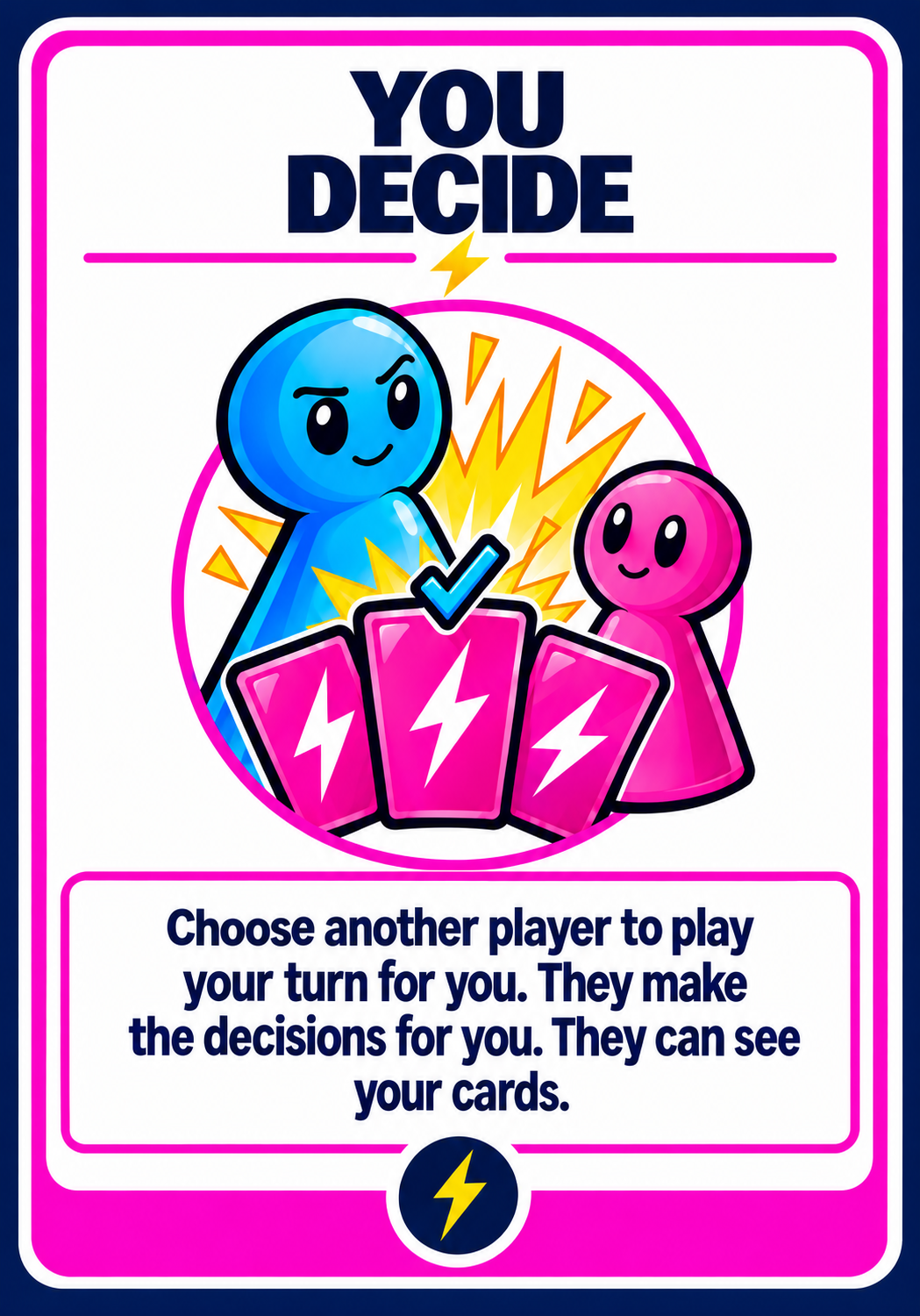 BOOST! You Decide prototype card